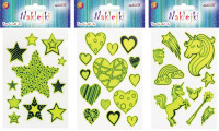 Naklejki NK-8894 odblaskowe mix wzorów 10x15 cm  Aliga